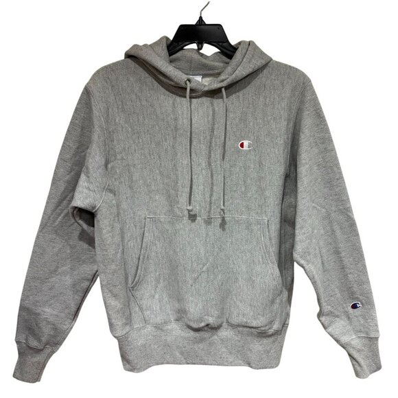Champion Reverse Weave Size Small Heather Gray Hoodie Sweatshirt HARDLY WORN! - Picture 1 of 7